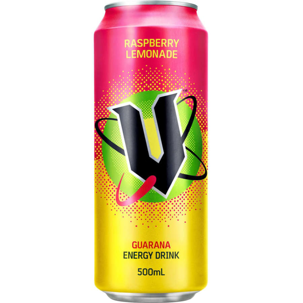 V Energy Drink Raspberry Lemonade 500ml Prices - FoodMe