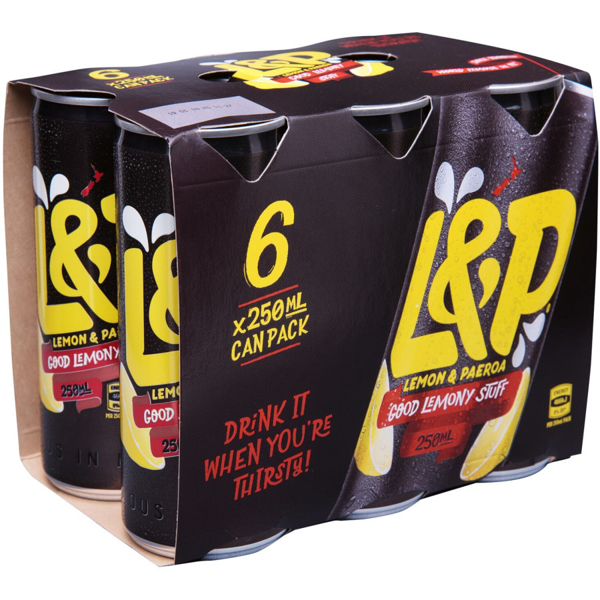 L & P Soft Drink Package type