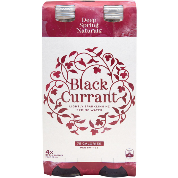 Deep Spring Soft Drink Black Currant Package type