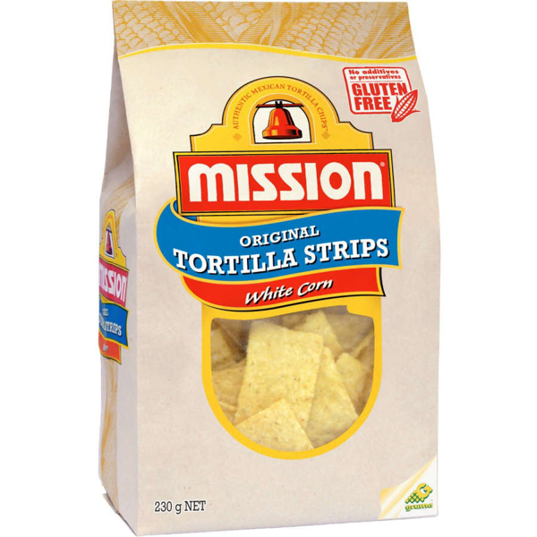 Mission Mexican Tortillas Strip White Corn 230g Prices - FoodMe