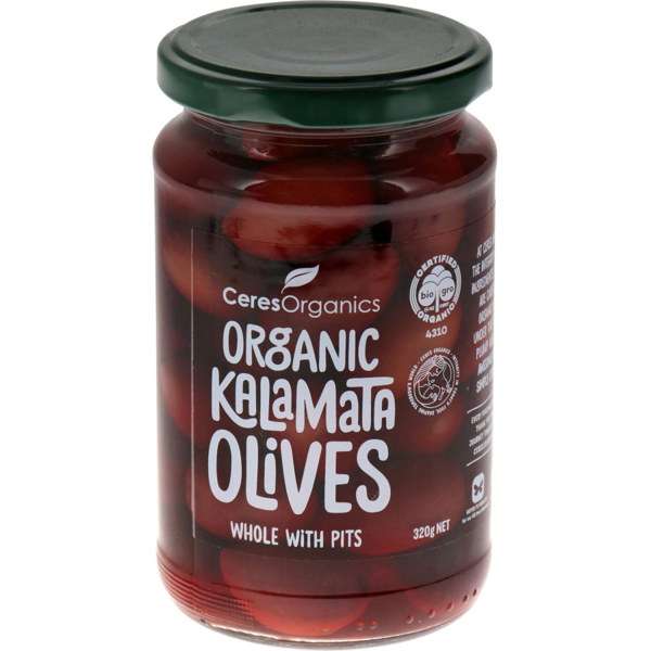 Ceres Organics Olives Kalamata 320g