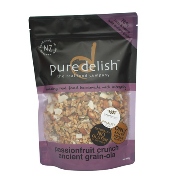 Pure Delish Passionfruit Crunch Ancient Grain-ola 400g
