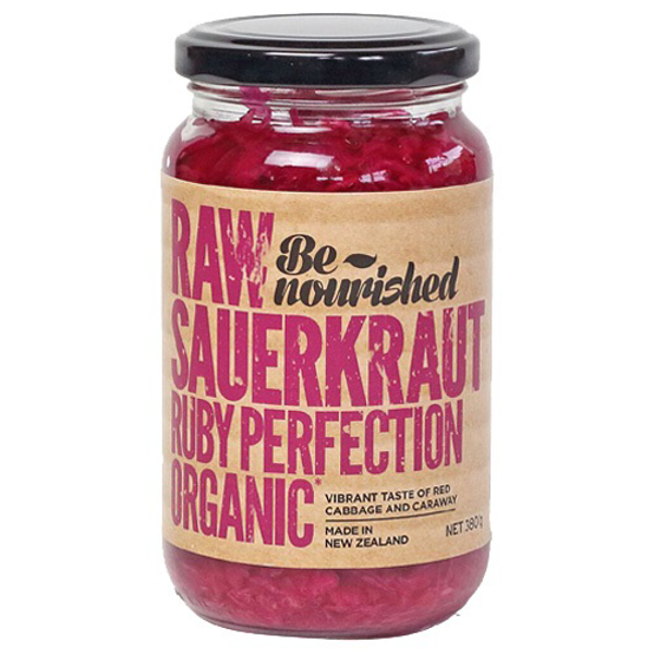 Be Nourished Raw Sauerkraut Ruby Perfection 380g