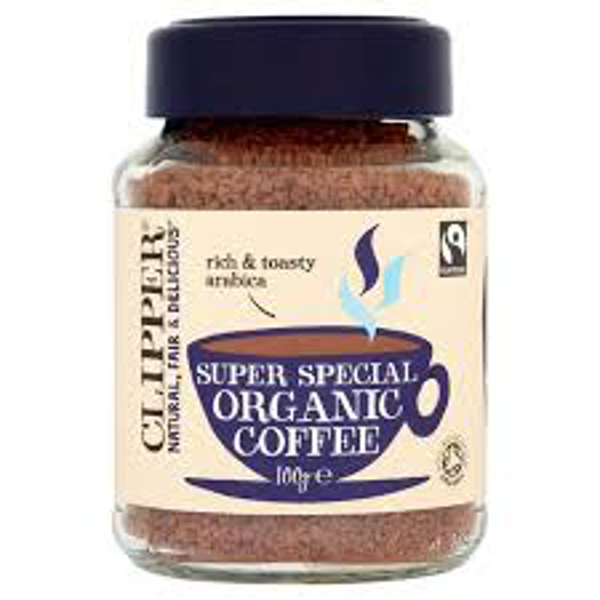 Clipper Organic Instant Meduim Roast Coffee 100g