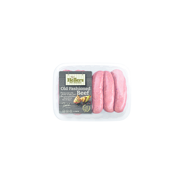 Hellers Sausages Old Fashioned Beef Sausages 6 Pack Prices FoodMe