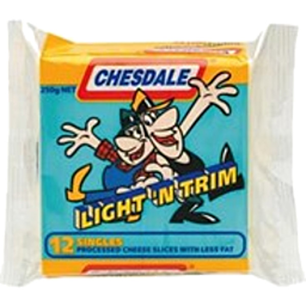 Chesdale Cheese Slices Lite & Trim 250g