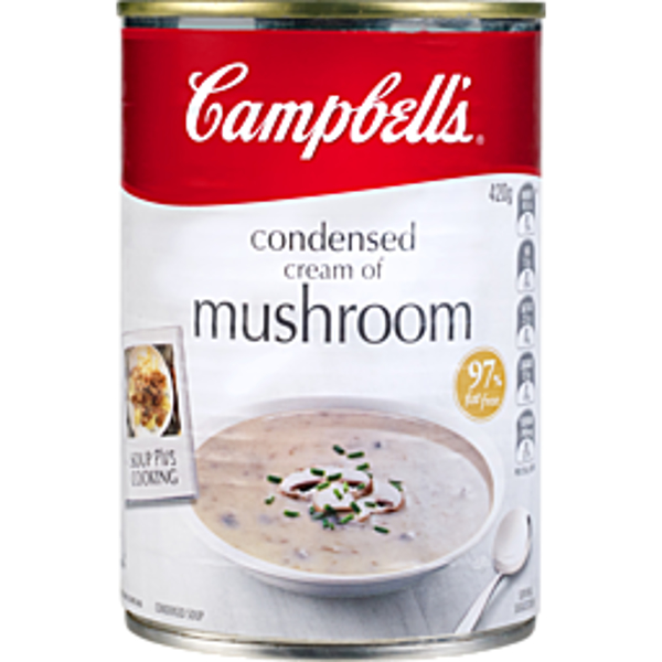 Campbells Soup Condensed Creamy Mushroom 420g