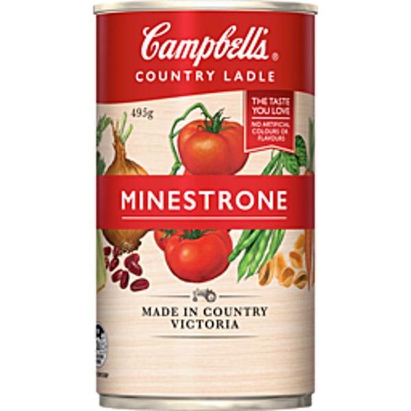 Campbell's Campbells Soup Country Ladle Minestrone 495g