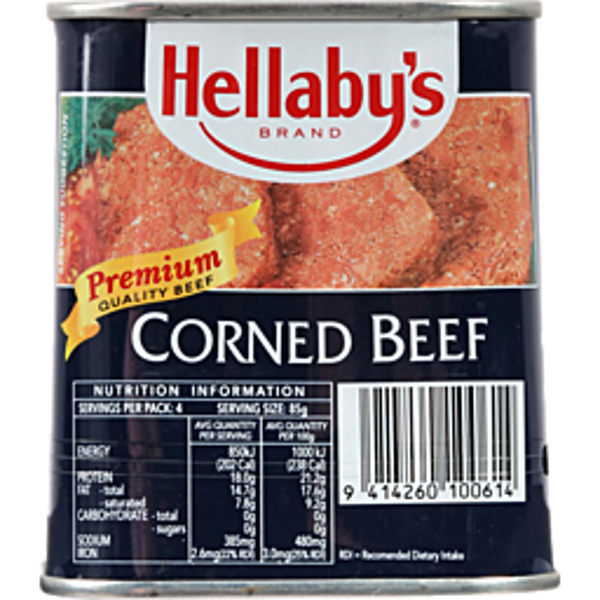 Hellabys Canned Meat Corned Beef 340g