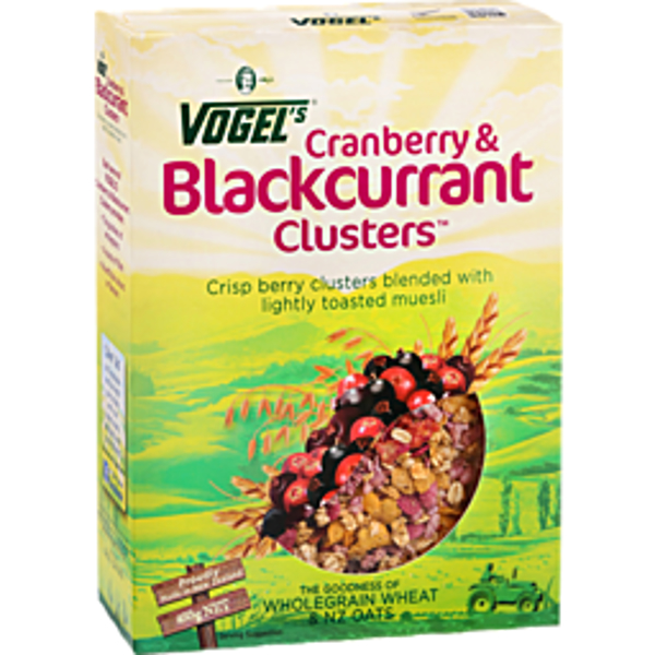 Vogels Muesli Clusters Cranberry & Blackberry 450g
