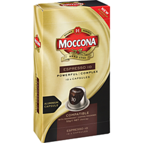 Moccona Coffee Capsules Capsules Espresso 10pk Prices - FoodMe