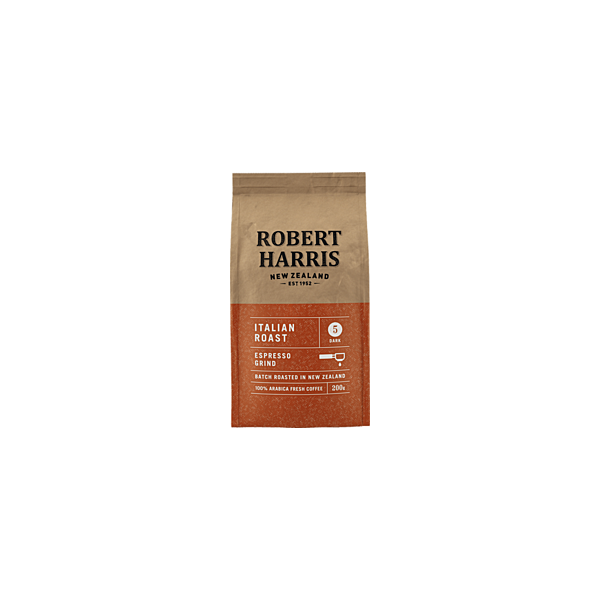 Robert Harris Coffee Italian Roast Espresso Grind 200g Prices FoodMe