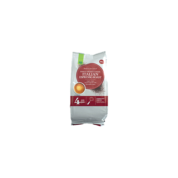 Woolworths Espresso Grind Italian 200g Prices FoodMe