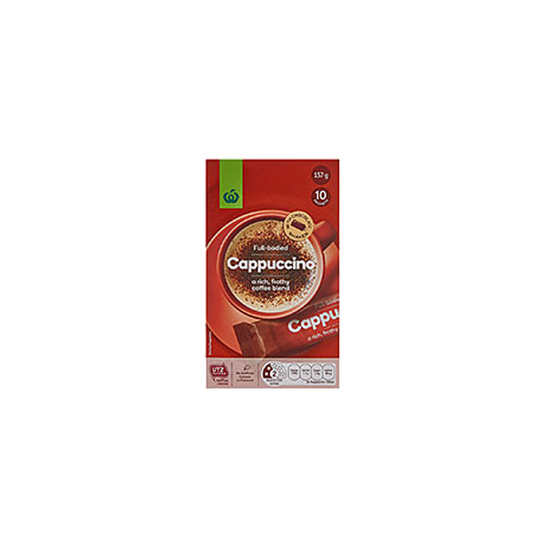 Woolworths Coffee Stick Cappuccino 10 Pack Prices FoodMe