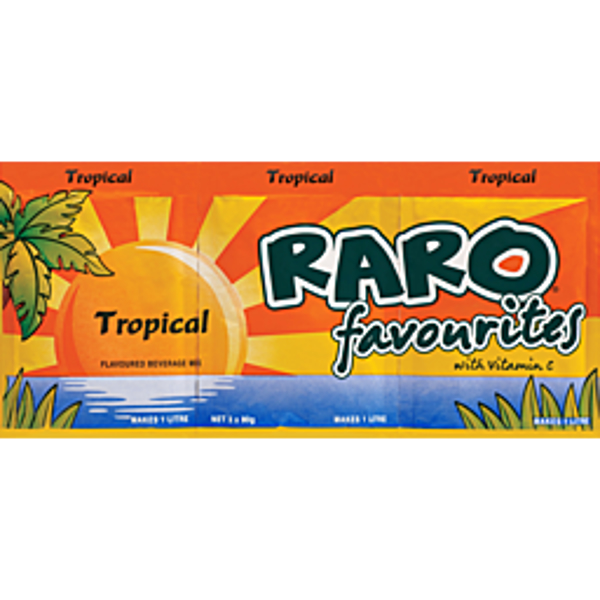 Raro Sachets Drink Mix Tropical 3 Pack