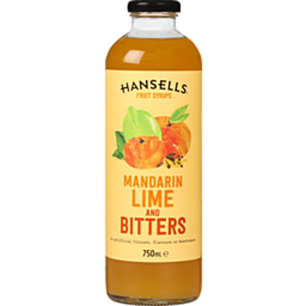 Hansells Cordial Mandarin, Lime & Bitters 750ml