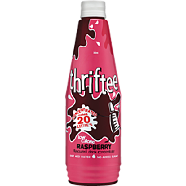 Thriftee Raspberry Low Calorie Flavoured Drink Concentrate 540ml 540ml