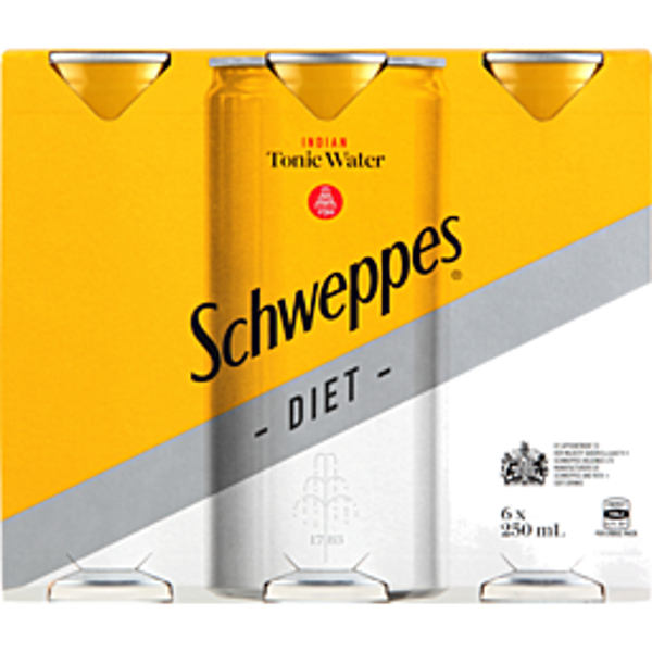 Schweppes Diet Tonic Water 1.​5L 6 Pack