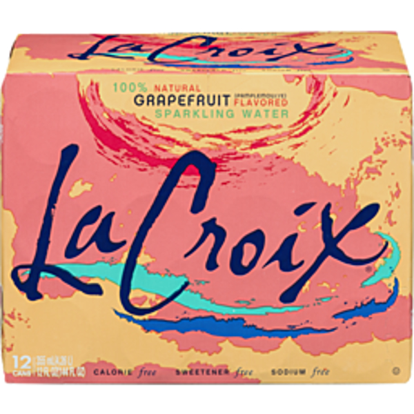 LA CROIX Sparkling Water Grapefruit 4260ml (355ml x 12pk)