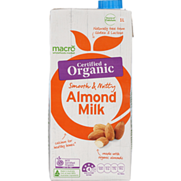 Macro Organic Milk Almond 1L