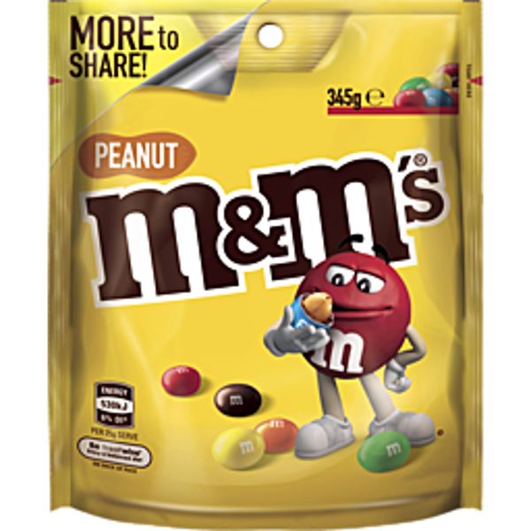 M&M's Pouch Peanut 380g