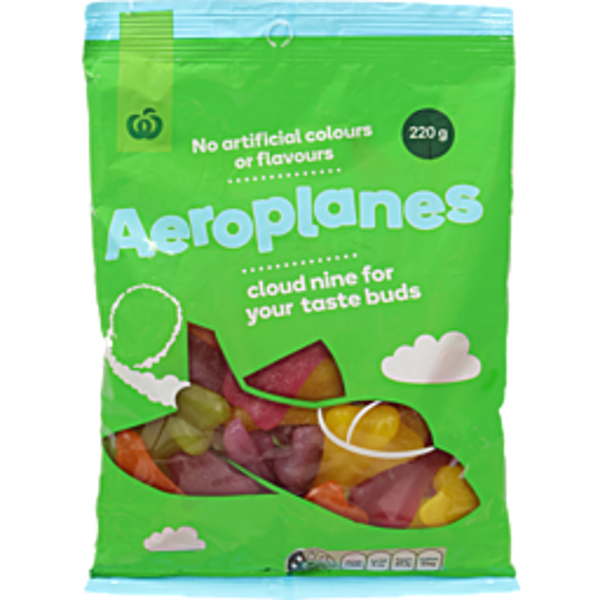 Woolworths Family Bag Airplanes 220g