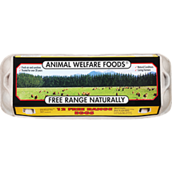 Animal Welfare Eggs Free Range 12 Pack
