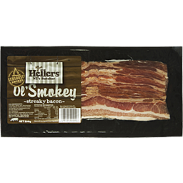 Hellers Bacon Streaky Smoky 250g