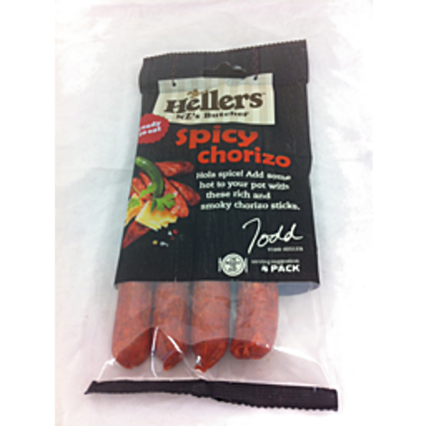 Hellers Chorizo Spicy 4 Pack