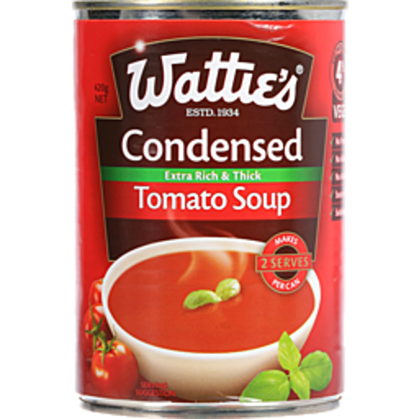 Wattie's Canned Soup Tomato Extra Rich & Thick 420g