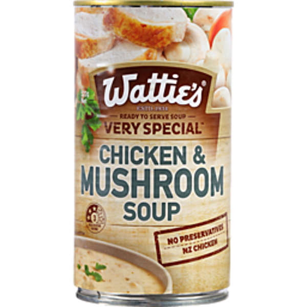 Watties Very Special Soup Chicken & Mushroom 535g