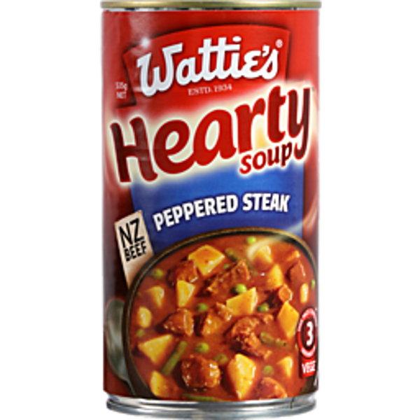 Watties Soup Big & Hearty Peppered Steak 535g