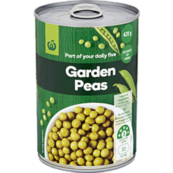 Countdown WW Garden Peas 420g