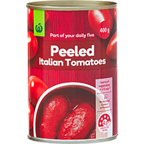 Countdown Tomatoes Whole Peeled Italian 400g