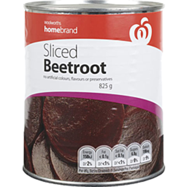 Homebrand Beetroot Sliced 825g