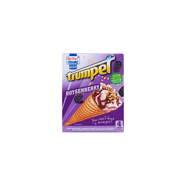 Tip Top Trumpet Boysenberry 4pk 440ml Prices FoodMe