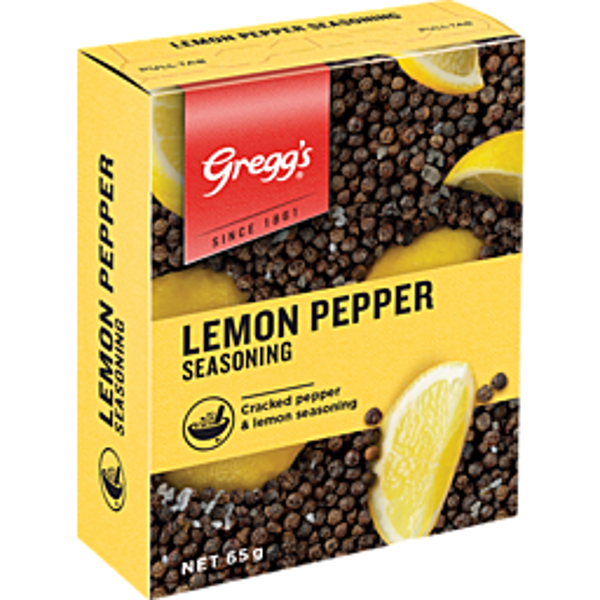 Greggs Seasoning Packet Lemon Pepper 65g