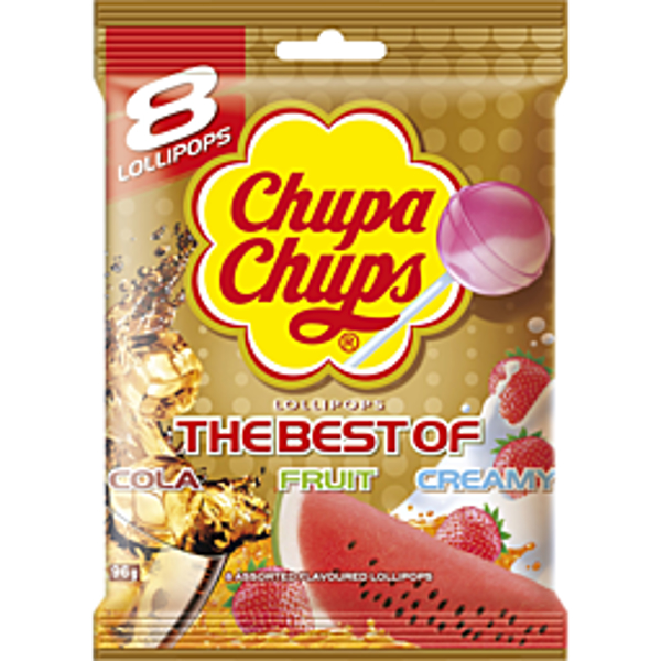 Chupa Chups Lollipops The Best Of 8 Pack