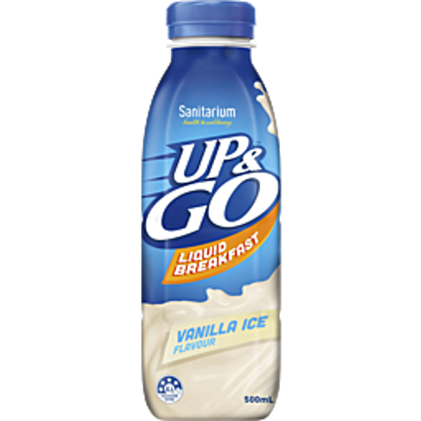 Sanitarium Up& Go Liquid Breakfast Vanilla Ice 500ml Prices - FoodMe