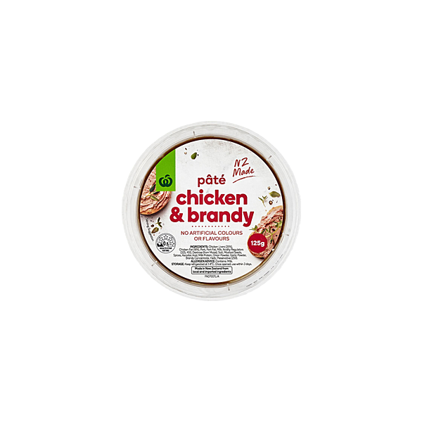 Woolworths Pate Chicken & Brandy 125g Prices FoodMe