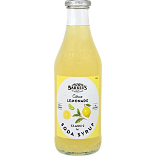 Barker's Soda Syrup Citrus Lemonade 710ml 710ml