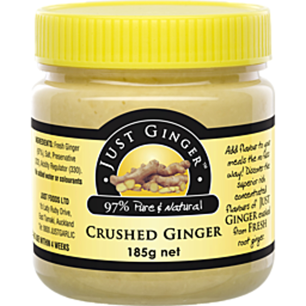 Just Foods Crushed Ginger 185g