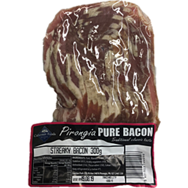 Pirongia Streaky Bacon 300g