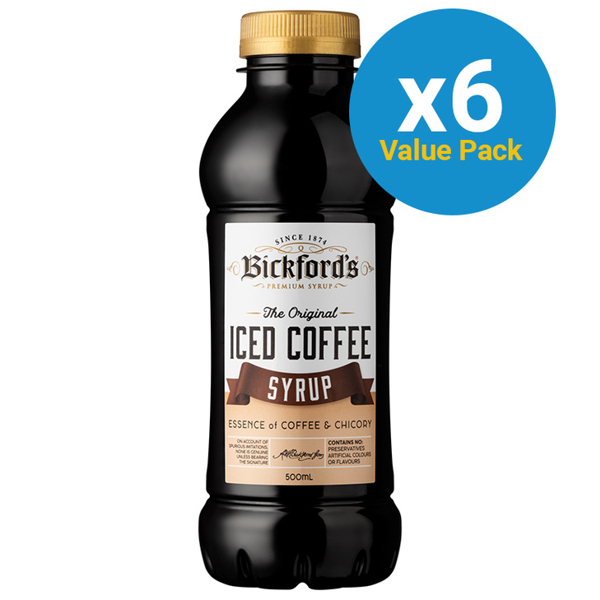 Bickfords: Iced Coffee Syrup 500ml (6 Pack)