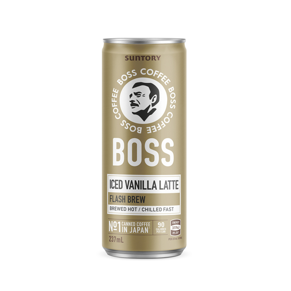 Suntory Boss Coffee Vanilla Latte Can 237ml