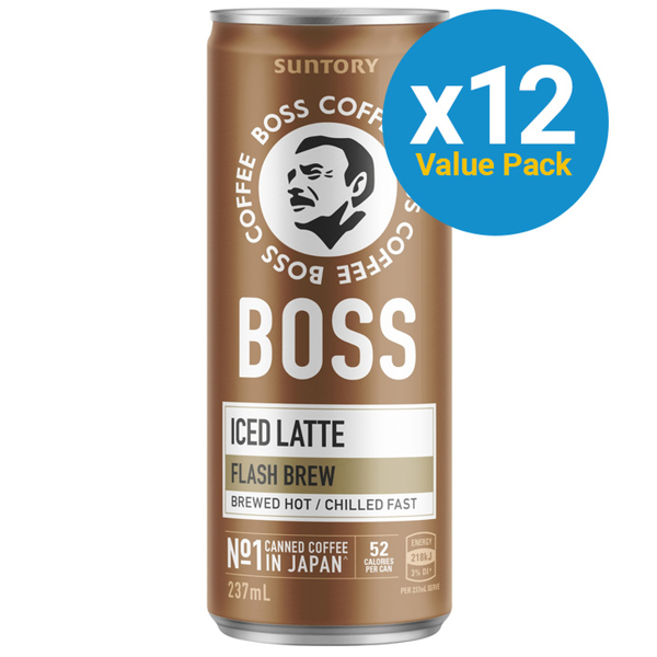 Suntory Boss Coffee Latte Can 237ml