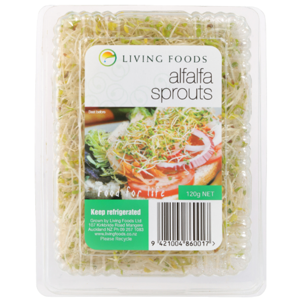 Living Foods Alfalfa Sprouts 120g