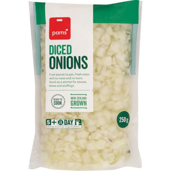 Pams Diced Onions 250g