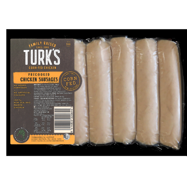 Turk's Precooked Chicken Sausages 1kg