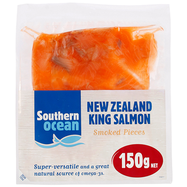 Southern Ocean New Zealand King Salmon Pieces 150g